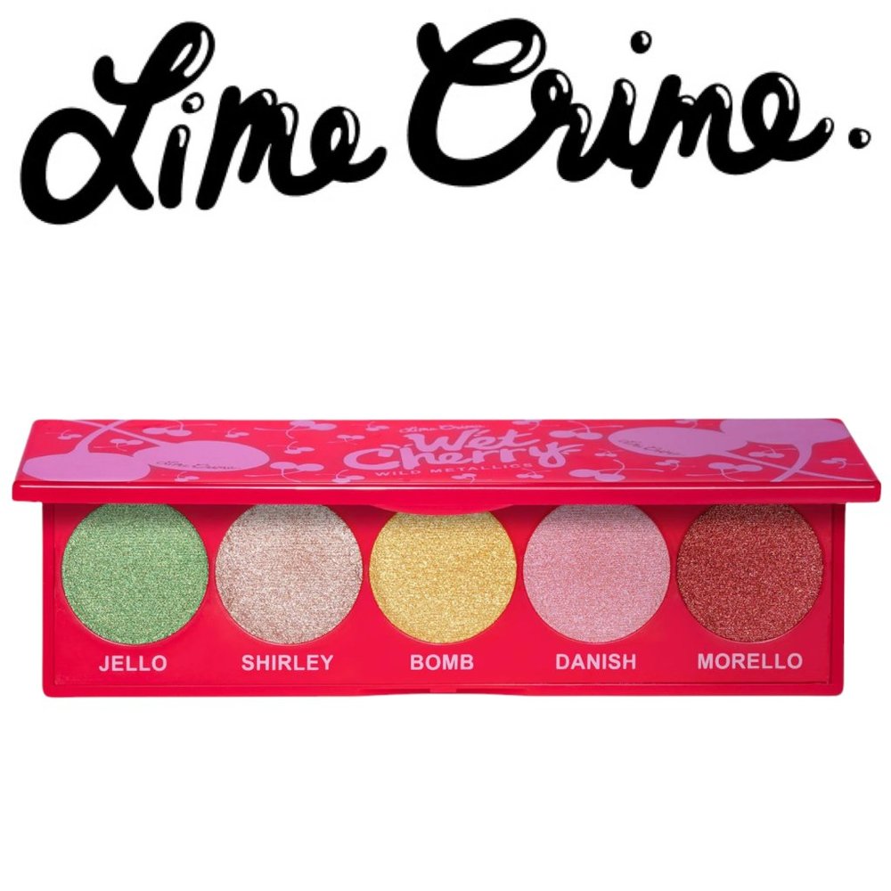 Wet Cherry Eyeshadow Palette "Wild Metallics" ▪️ Lime Crime